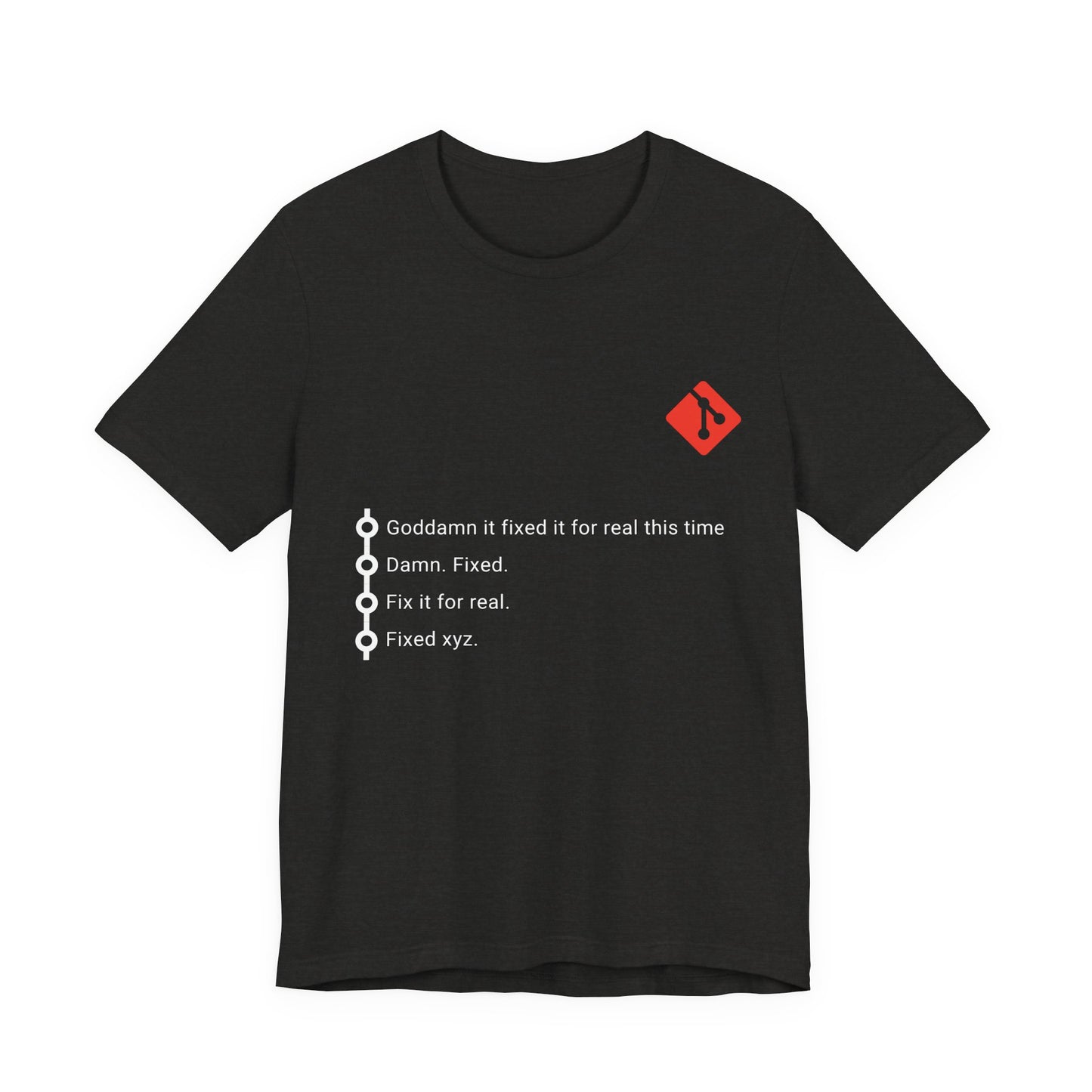 Funny Git Commit T-Shirt – Programmer & Dev Gift