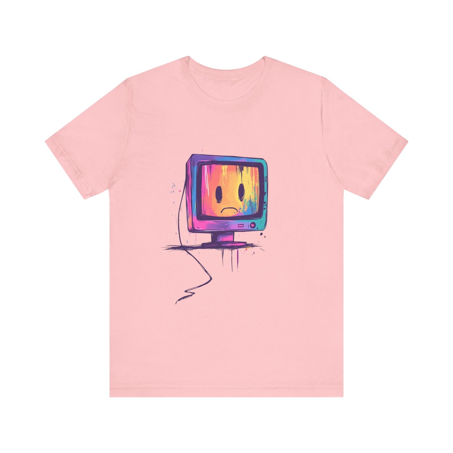 Sad Linux PC T-Shirt – Colorful Geek Apparel