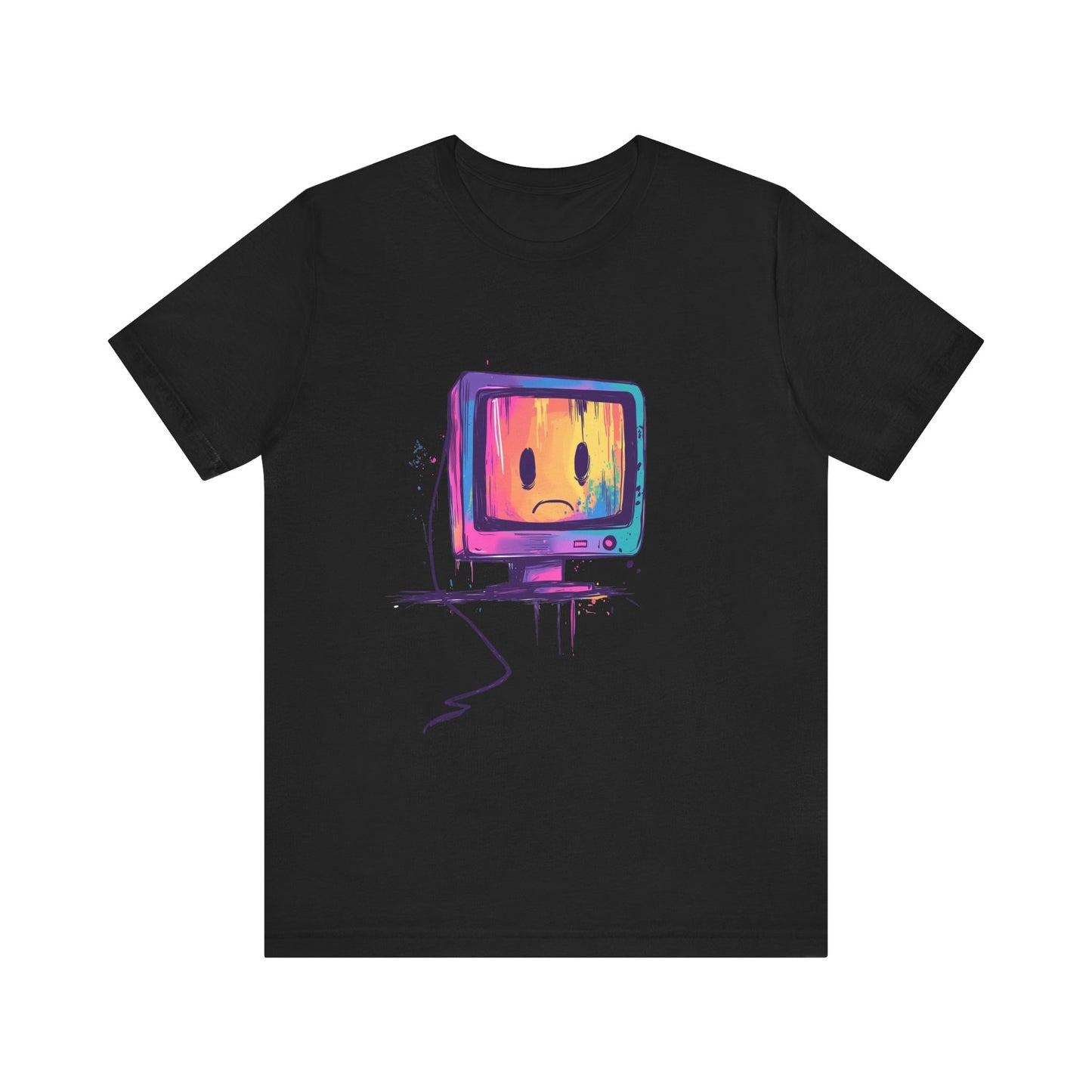 Sad Linux PC T-Shirt – Colorful Geek Apparel