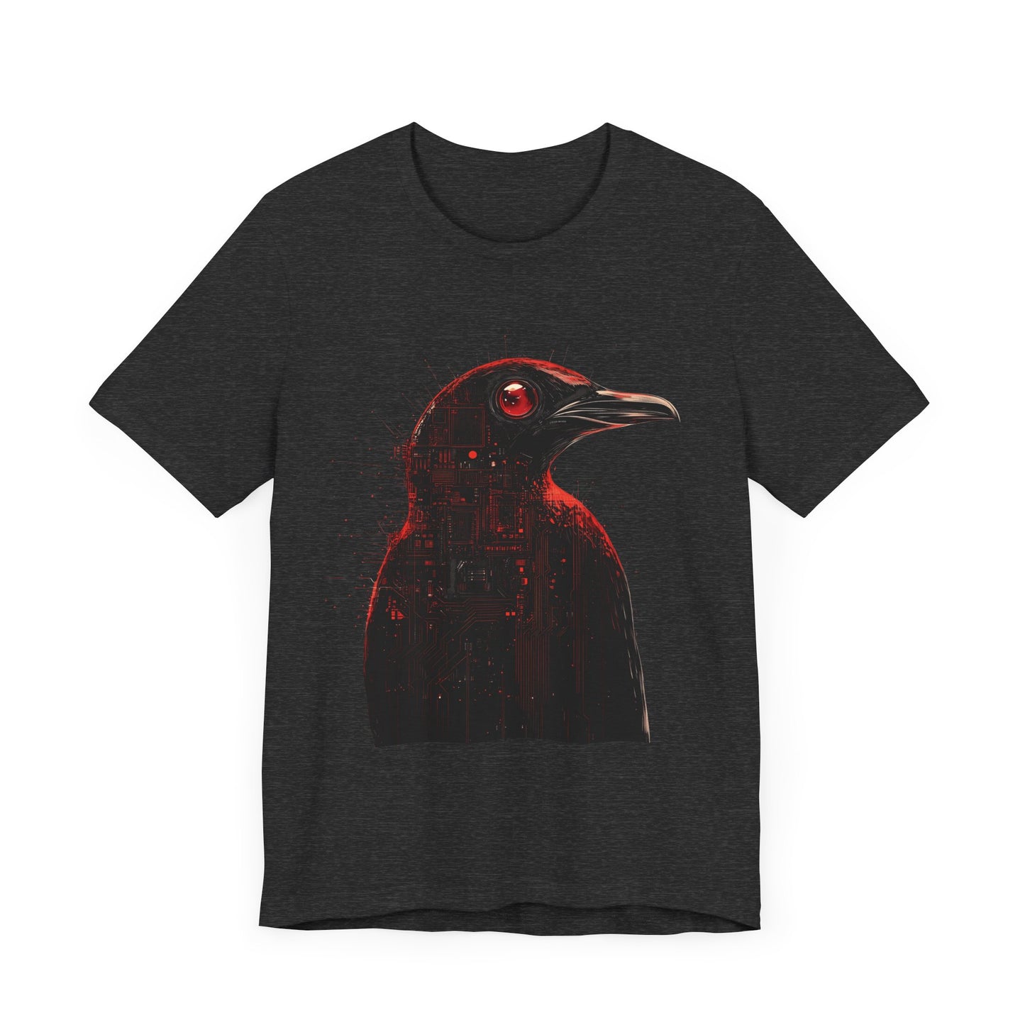 Linux Angry Penguin Tee – Unisex Programmer Shirt