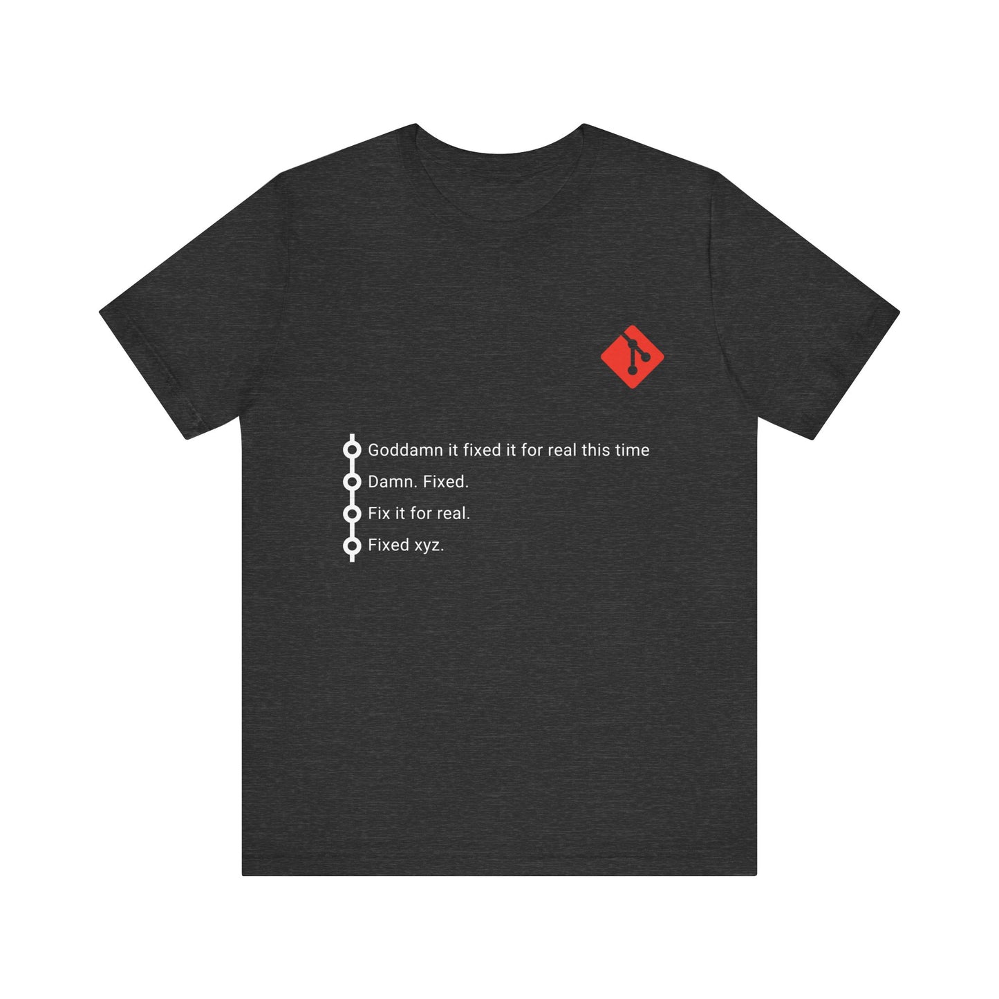 Funny Git Commit T-Shirt – Programmer & Dev Gift
