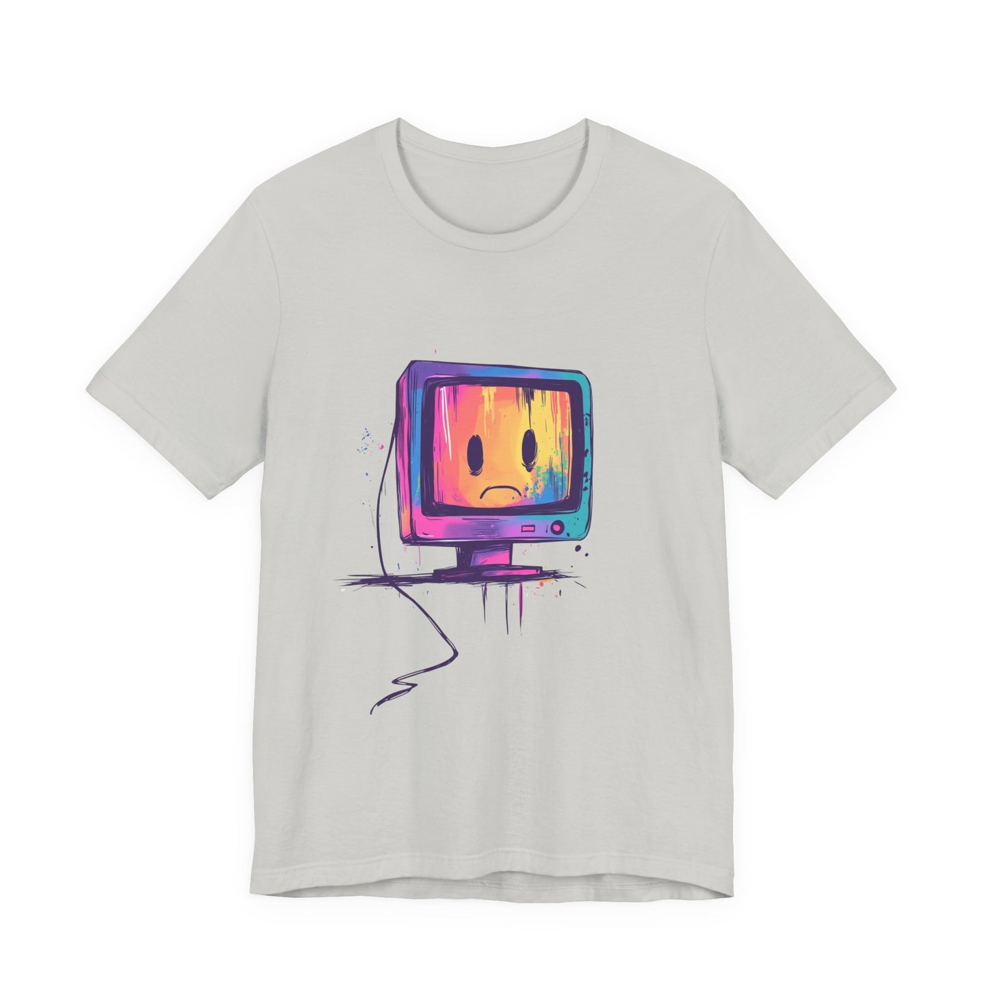 Sad Linux PC T-Shirt – Colorful Geek Apparel