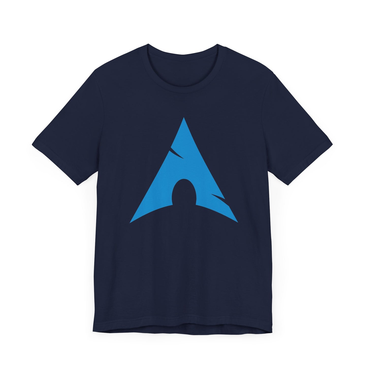 Arch Linux Logo T-Shirt for Tech Enthusiasts, Graphic Tee, Unix Operating System Clothing, Geek Gift, Programmer Shirt