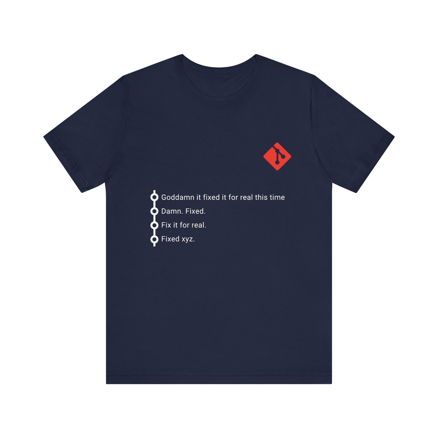 Funny Git Commit T-Shirt – Programmer & Dev Gift