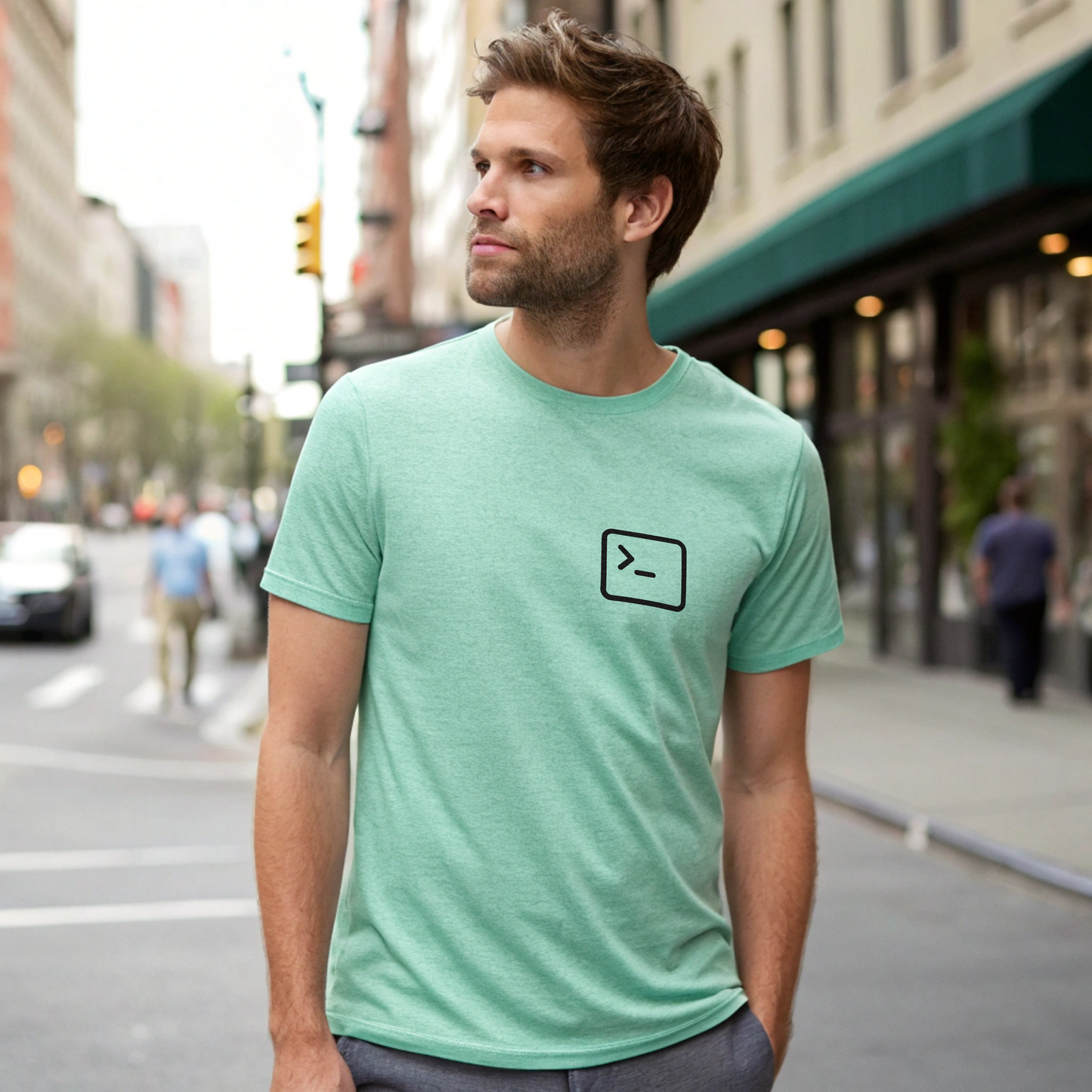 Linux Terminal Icon Tee: Code in Style