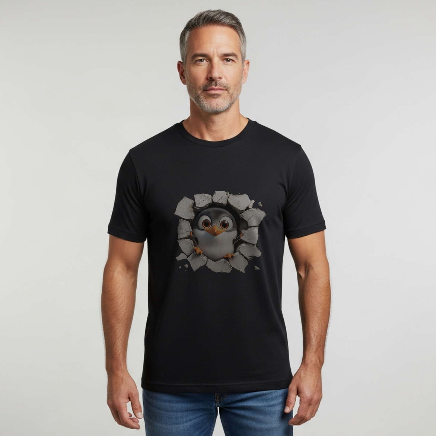 Linux Tux Penguin: Code Warrior's Casual Comfort Tee