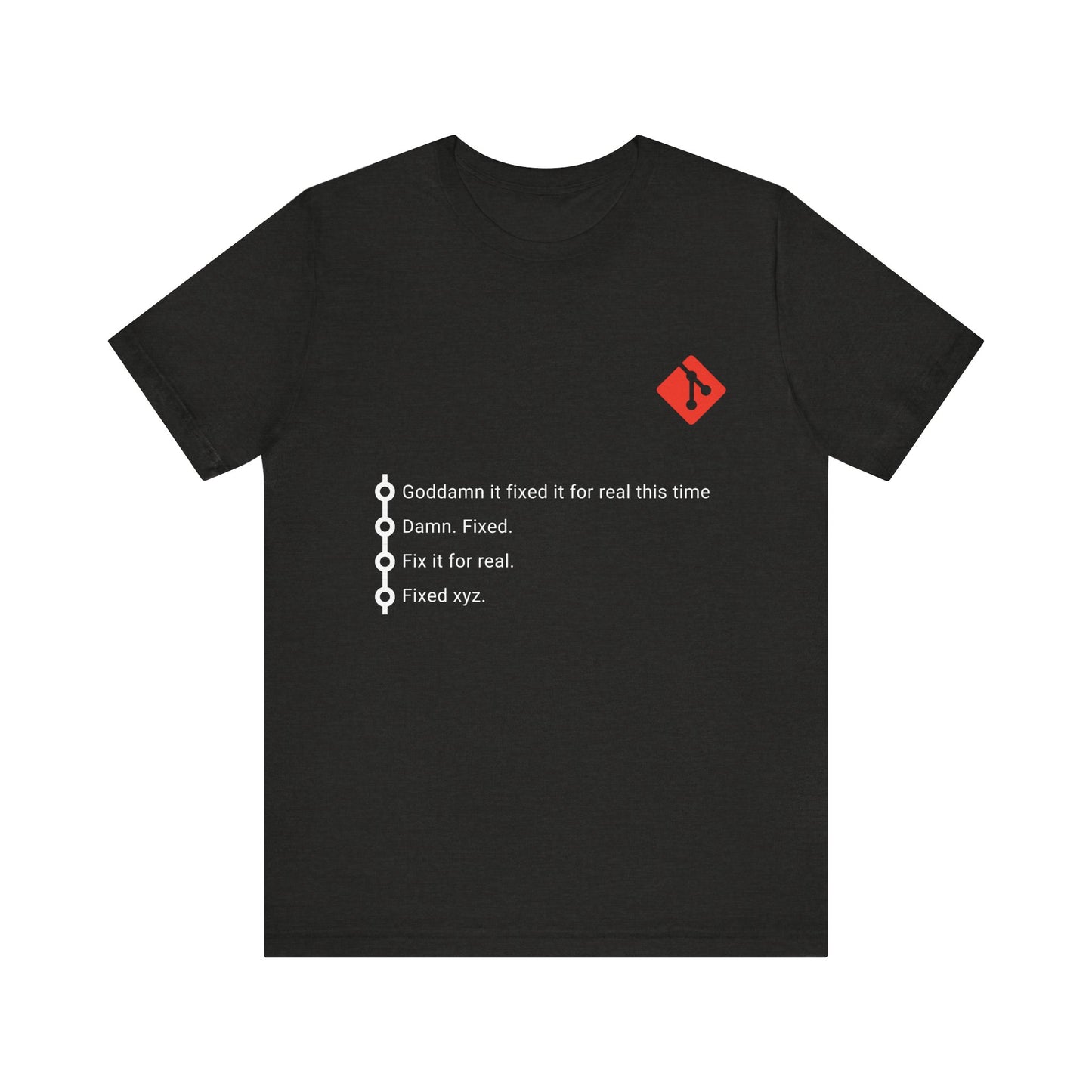 Funny Git Commit T-Shirt – Programmer & Dev Gift