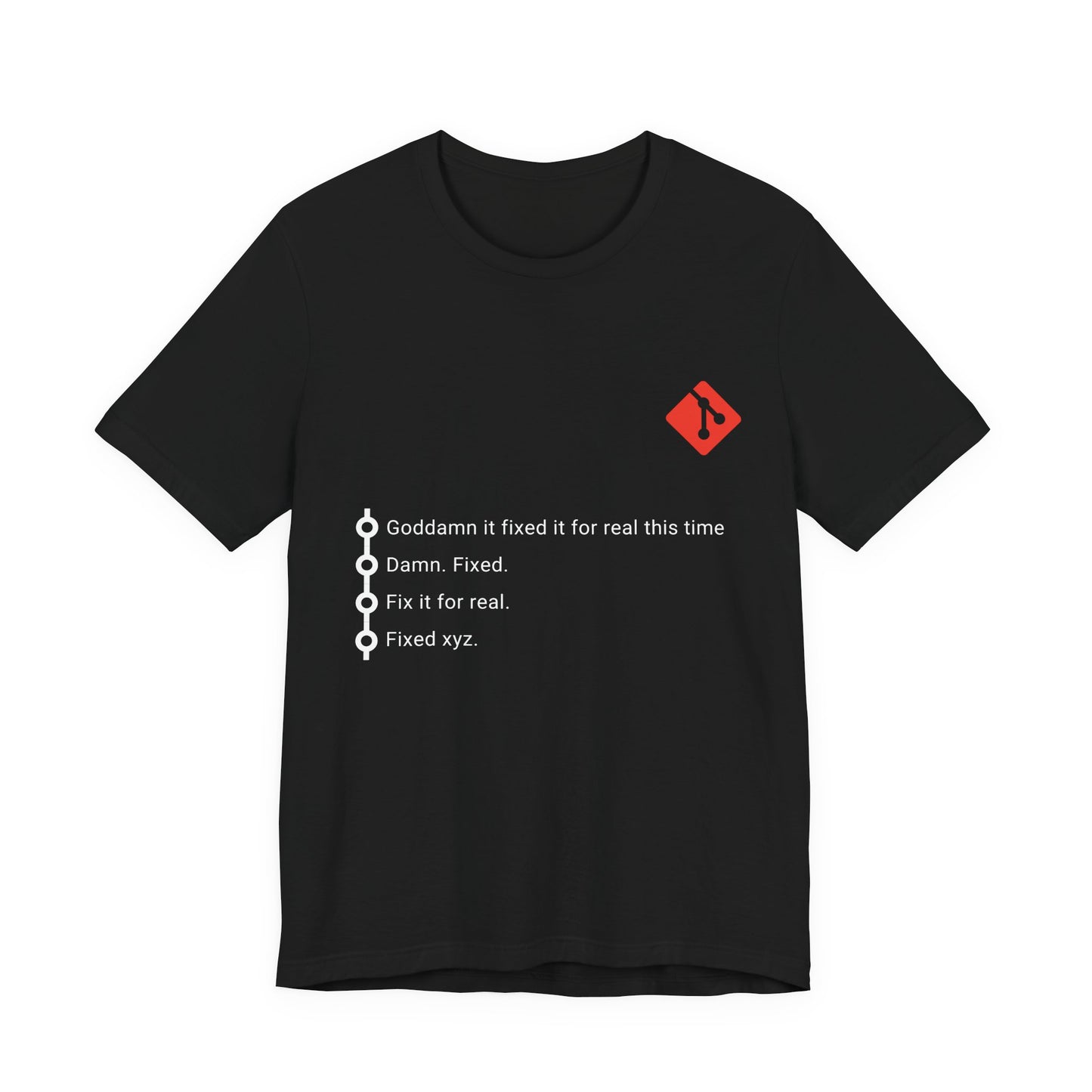Funny Git Commit T-Shirt – Programmer & Dev Gift