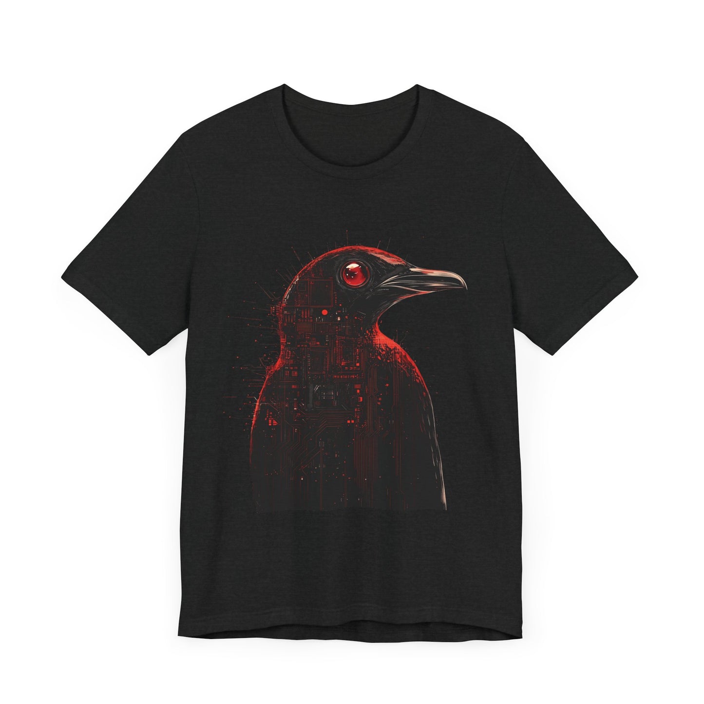 Linux Angry Penguin Tee – Unisex Programmer Shirt