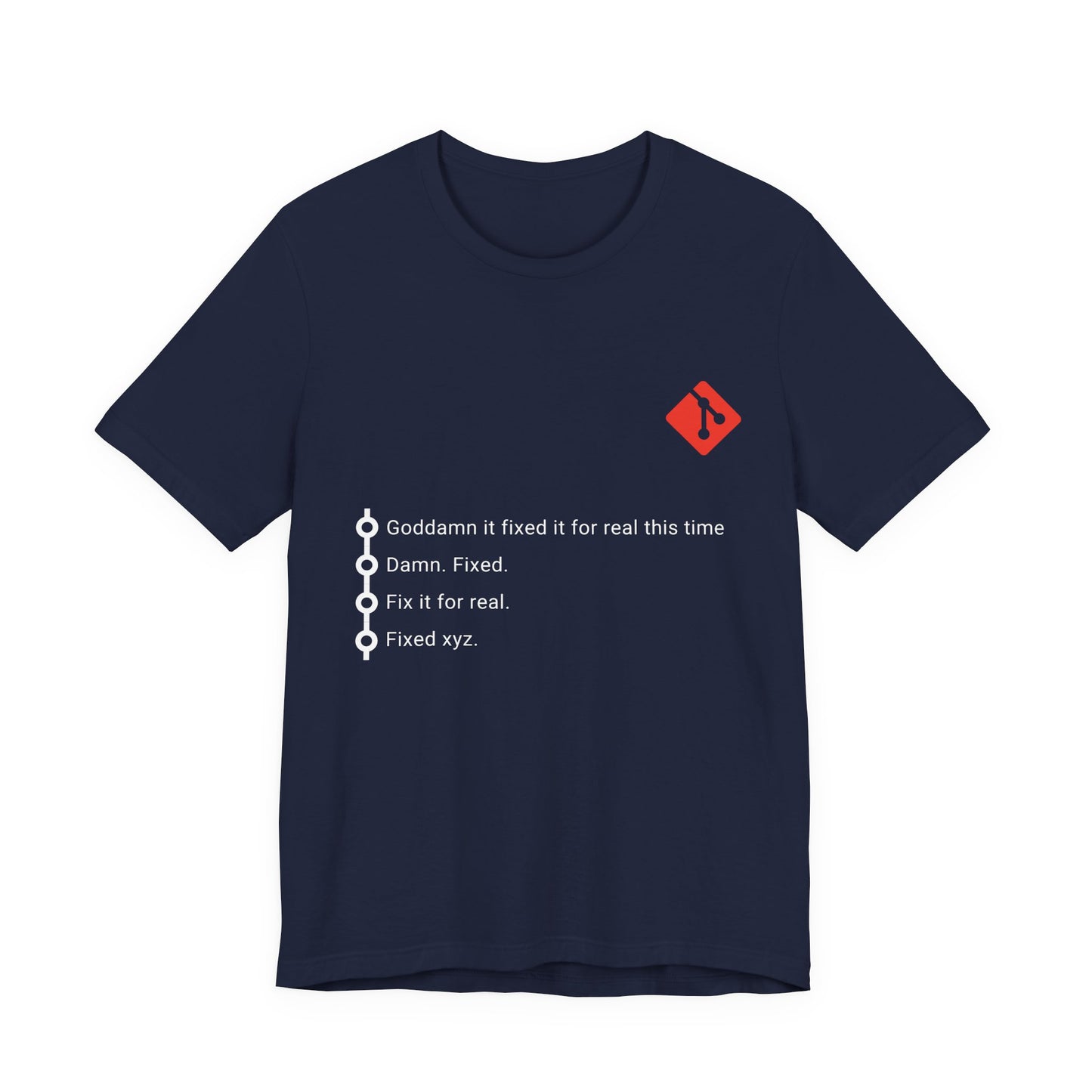 Funny Git Commit T-Shirt – Programmer & Dev Gift