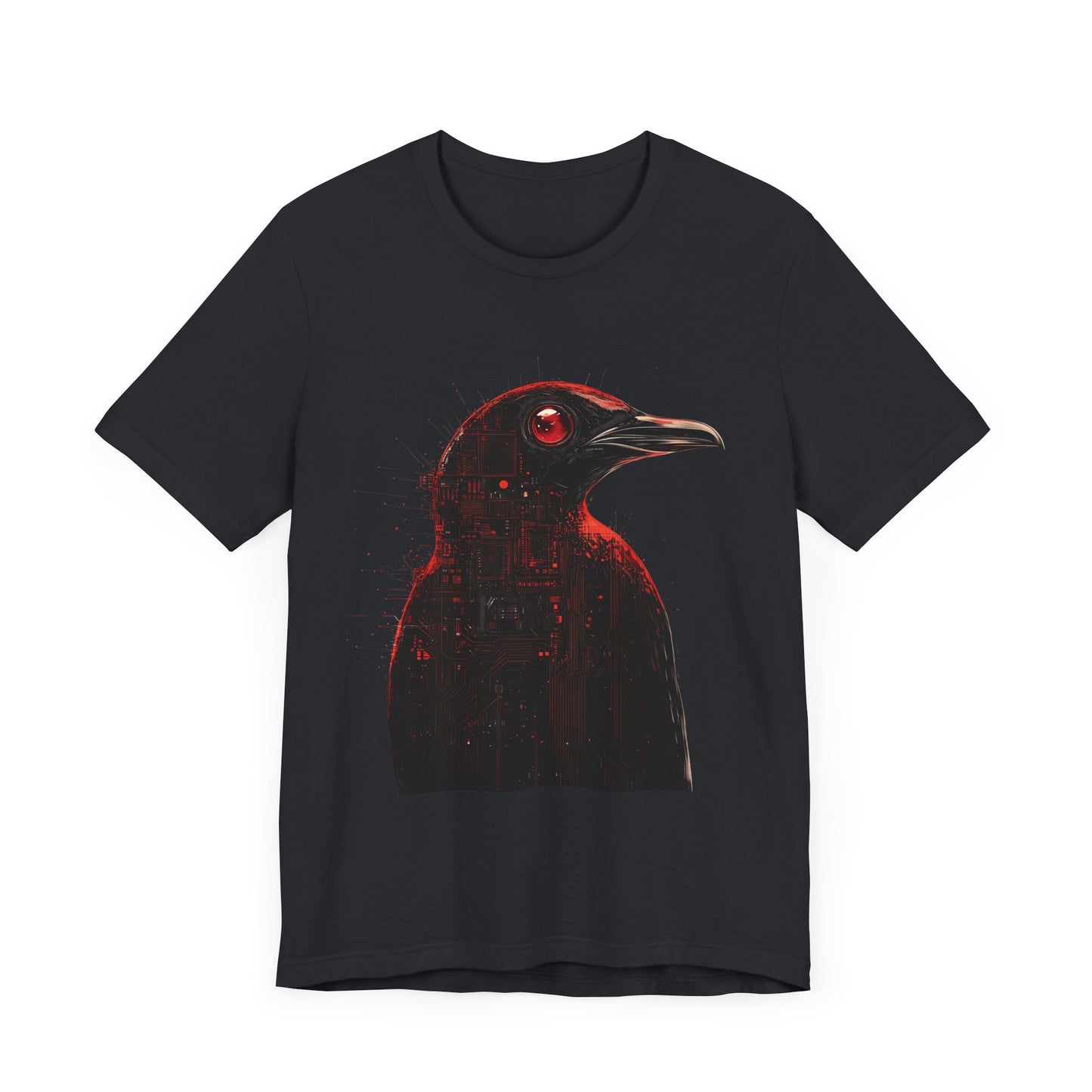 Linux Angry Penguin Tee – Unisex Programmer Shirt
