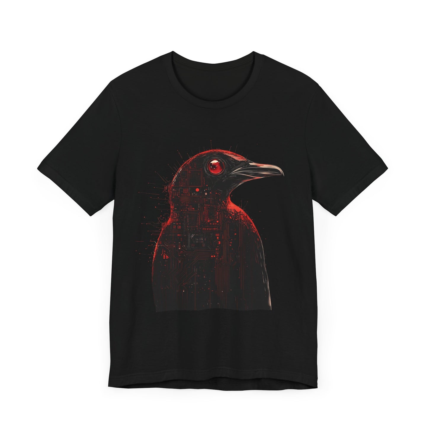 Linux Angry Penguin Tee – Unisex Programmer Shirt