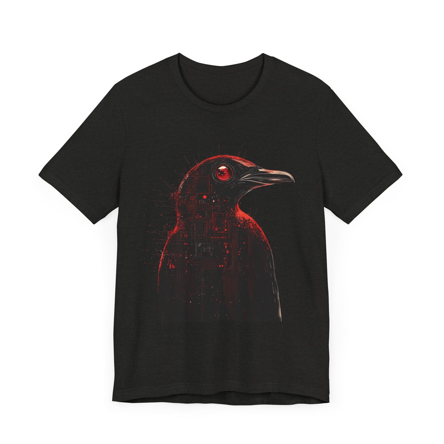 Linux Angry Penguin Tee – Unisex Programmer Shirt