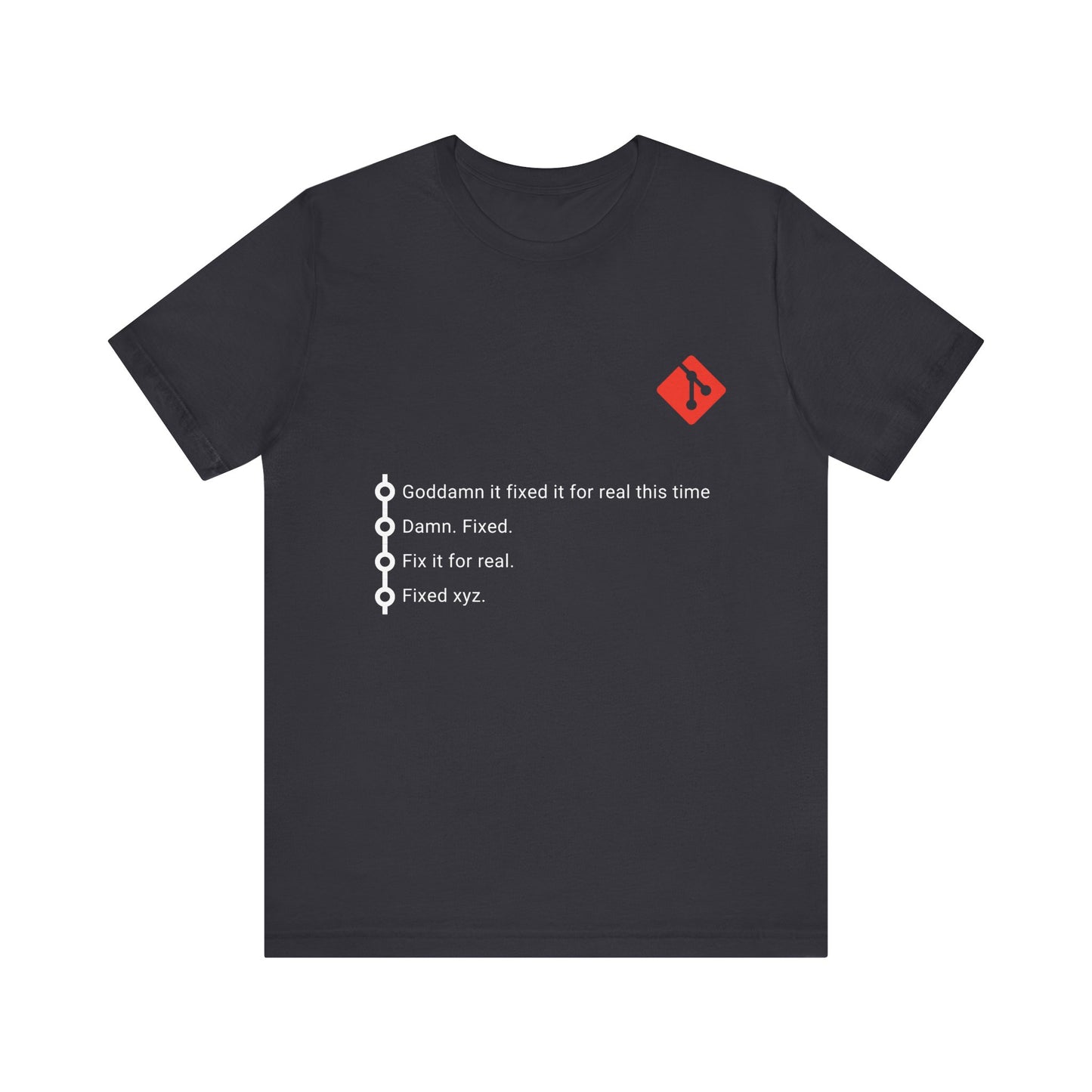 Funny Git Commit T-Shirt – Programmer & Dev Gift
