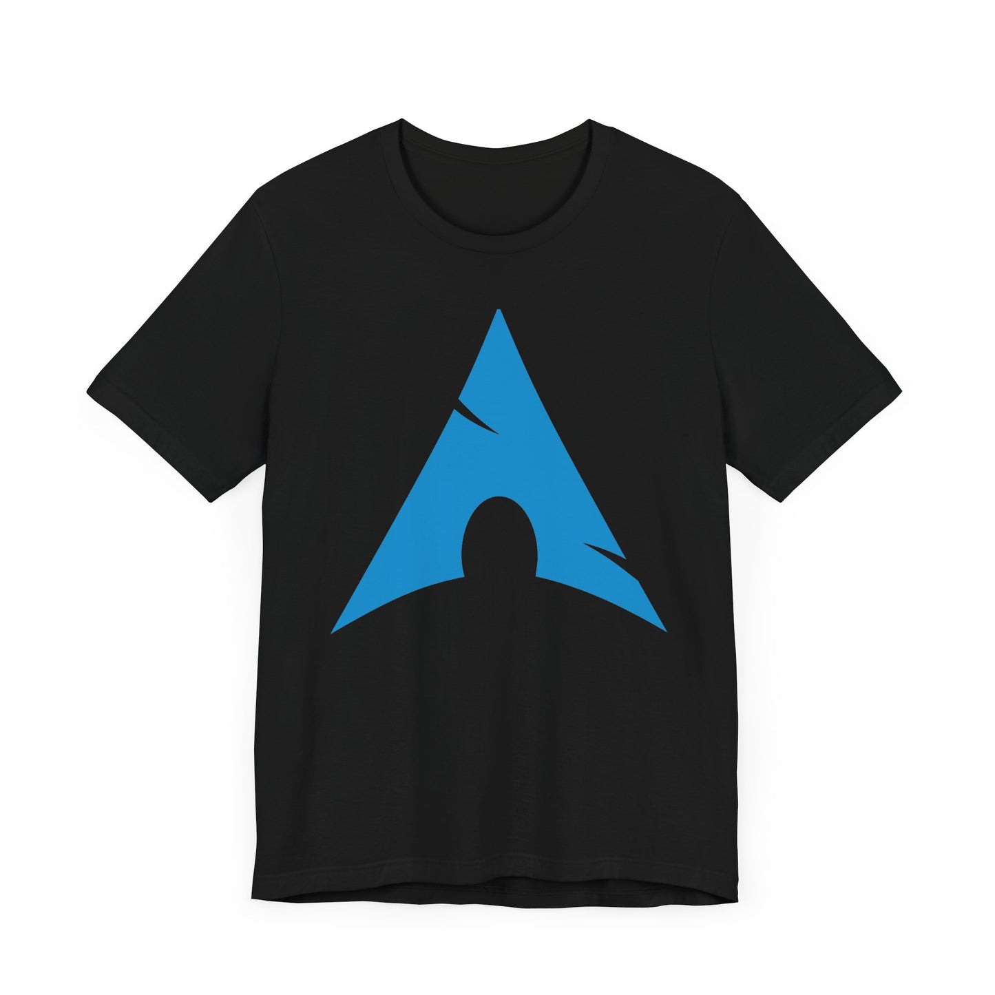 Arch Linux Logo T-Shirt for Tech Enthusiasts, Graphic Tee, Unix Operating System Clothing, Geek Gift, Programmer Shirt