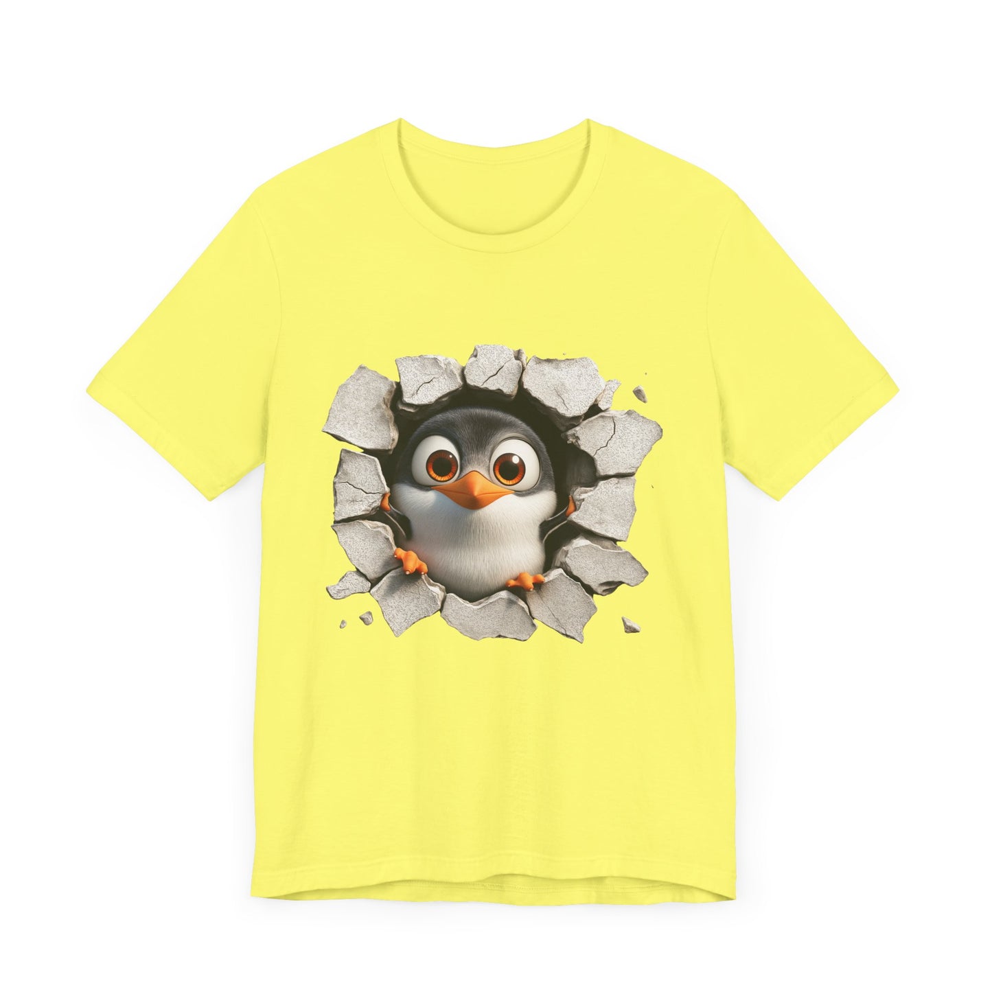 Tux Pinguin T-Shirt, Penguin Lover Gift, Animal Print Apparel, Short Sleeve Tee, Cute Animal Shirt