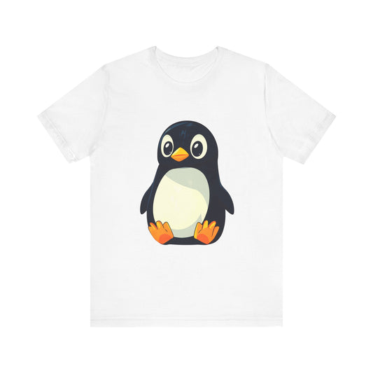 Linux Pinguin Unisex Tee, Computer Geek Gift Shirt, Open Source Penguin Top, Programmer Coding Tshirt, IT Tech Animal Apparel, Unix Penguin