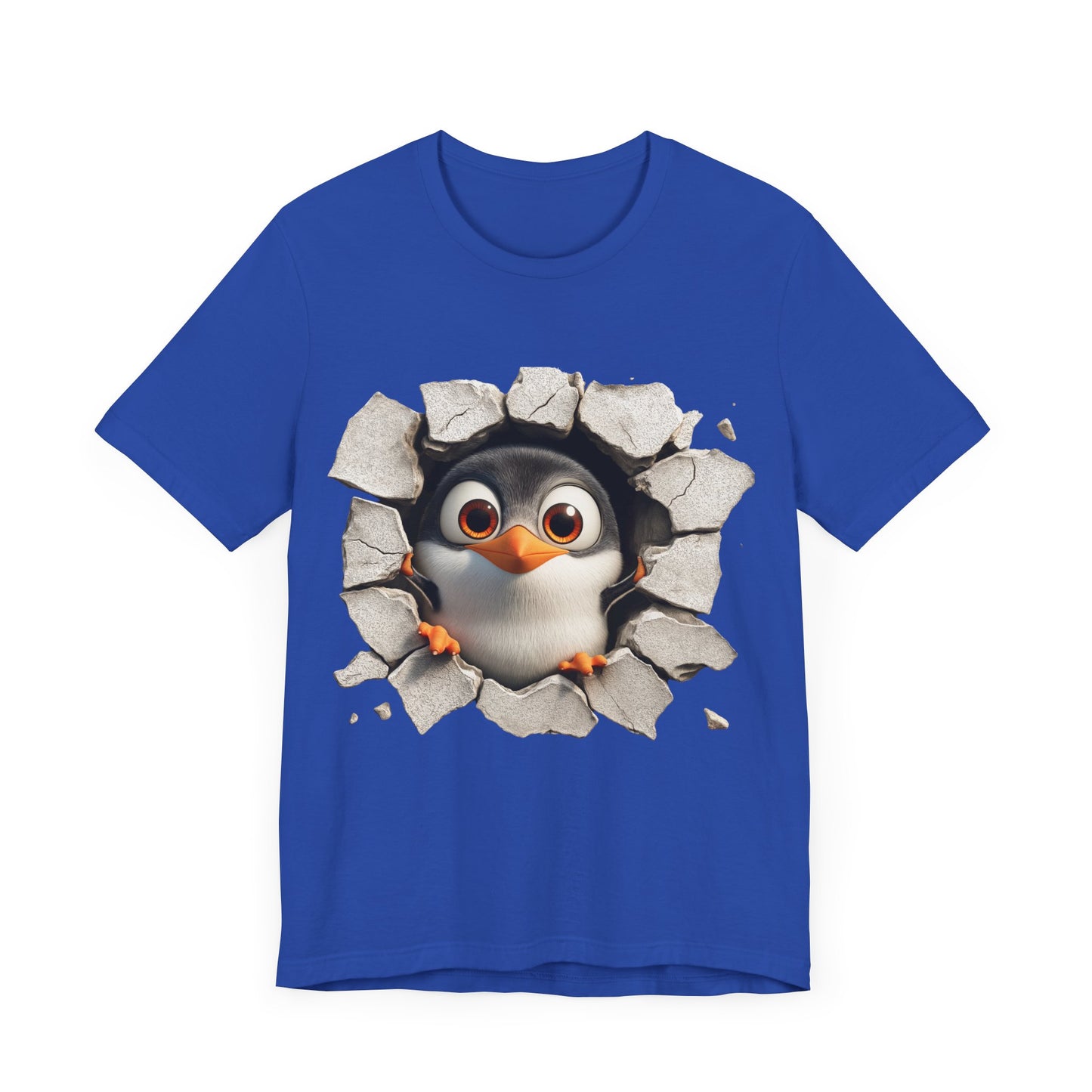 Tux Pinguin T-Shirt, Penguin Lover Gift, Animal Print Apparel, Short Sleeve Tee, Cute Animal Shirt