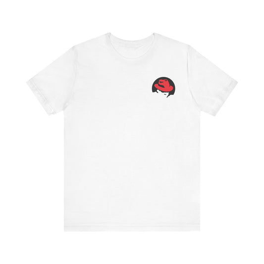 Red Hat Logo Linux T-Shirt, Unisex Tee, Graphic Tee, Top for Tech Lovers, Programmer Gift, Computer Geek Shirt