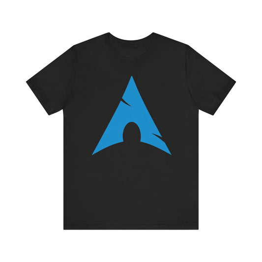 Arch Linux Logo T-Shirt for Tech Enthusiasts, Graphic Tee, Unix Operating System Clothing, Geek Gift, Programmer Shirt