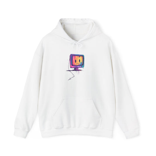 Sad PC Colorful Hoodie Sweatshirt, Unisex Jumper, Graphic Pullover, Computer Geek Gift, Tech Lover Present