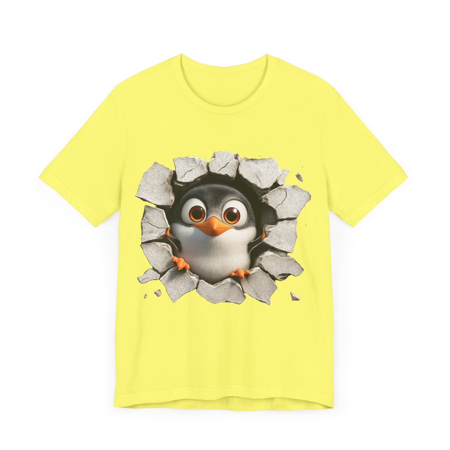 Tux Pinguin T-Shirt, Penguin Lover Gift, Animal Print Apparel, Short Sleeve Tee, Cute Animal Shirt