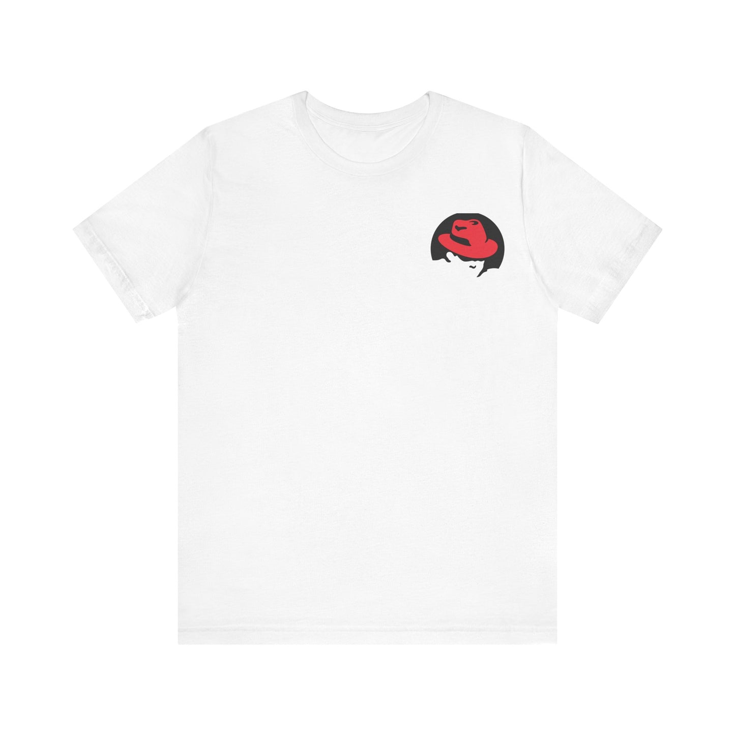 Red Hat Logo Linux T-Shirt, Unisex Tee, Graphic Tee, Top for Tech Lovers, Programmer Gift, Computer Geek Shirt