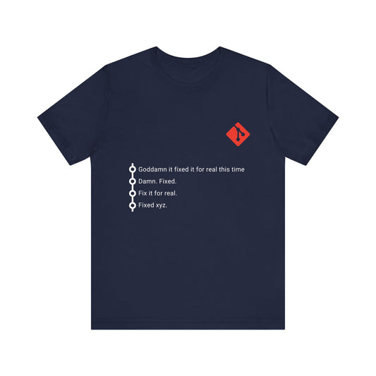 Funny Git Commit T-Shirt – Programmer & Dev Gift