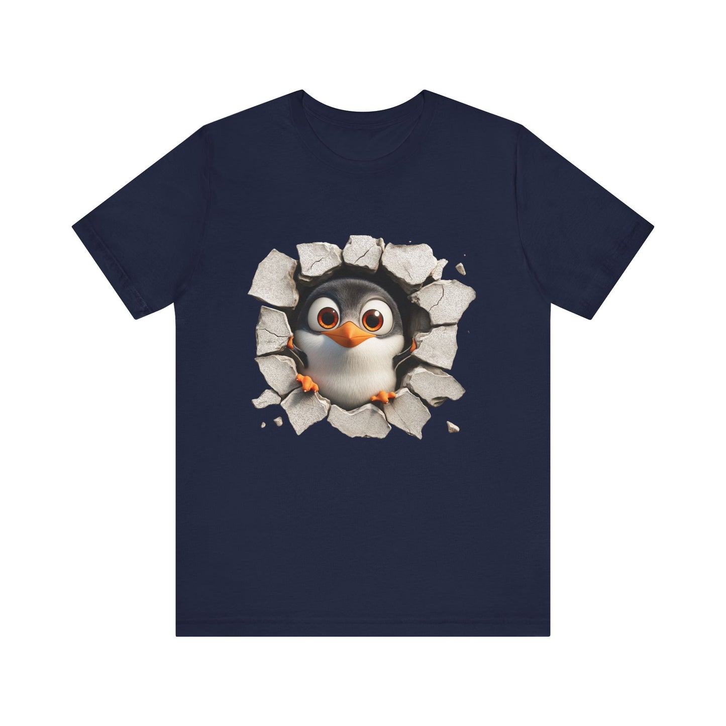 Tux Pinguin T-Shirt, Penguin Lover Gift, Animal Print Apparel, Short Sleeve Tee, Cute Animal Shirt