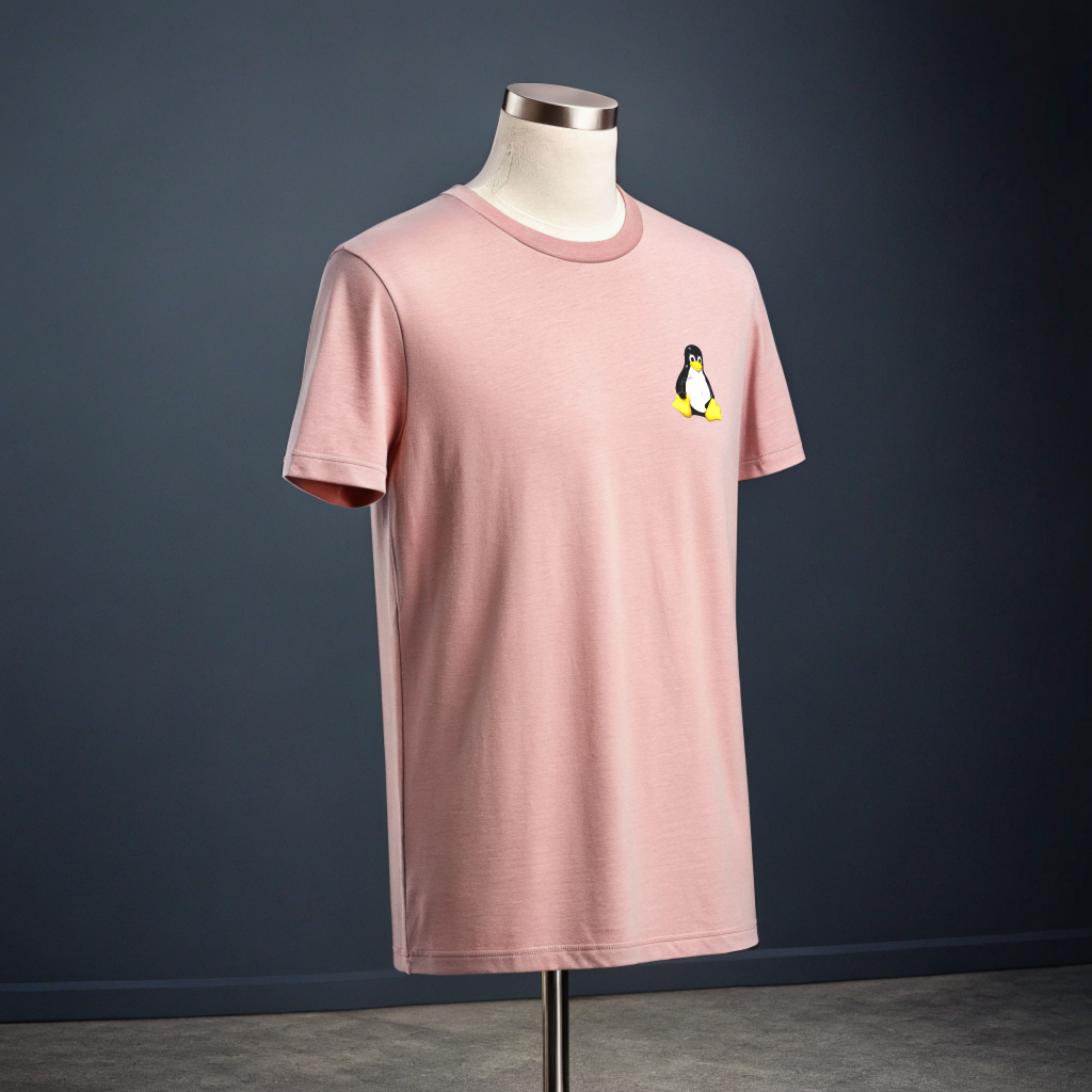 Linux Tux: Official Programmer's Mascot Tee - Debugging Style