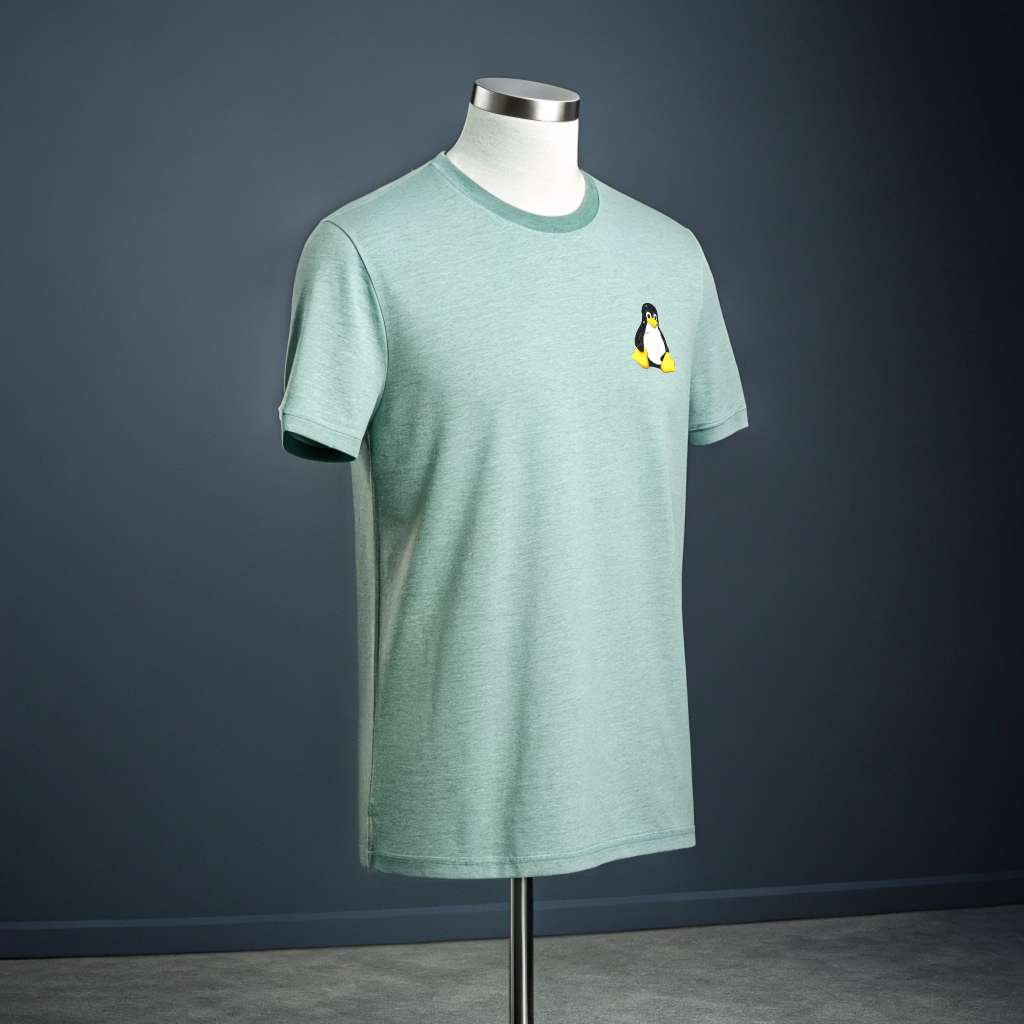 Linux Tux: Official Programmer's Mascot Tee - Debugging Style