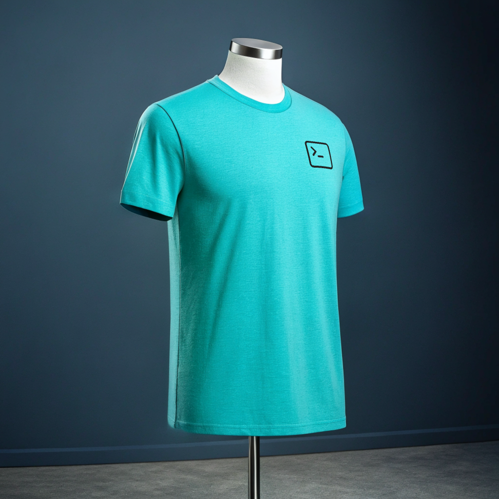 Linux Terminal Icon Tee: Code in Style