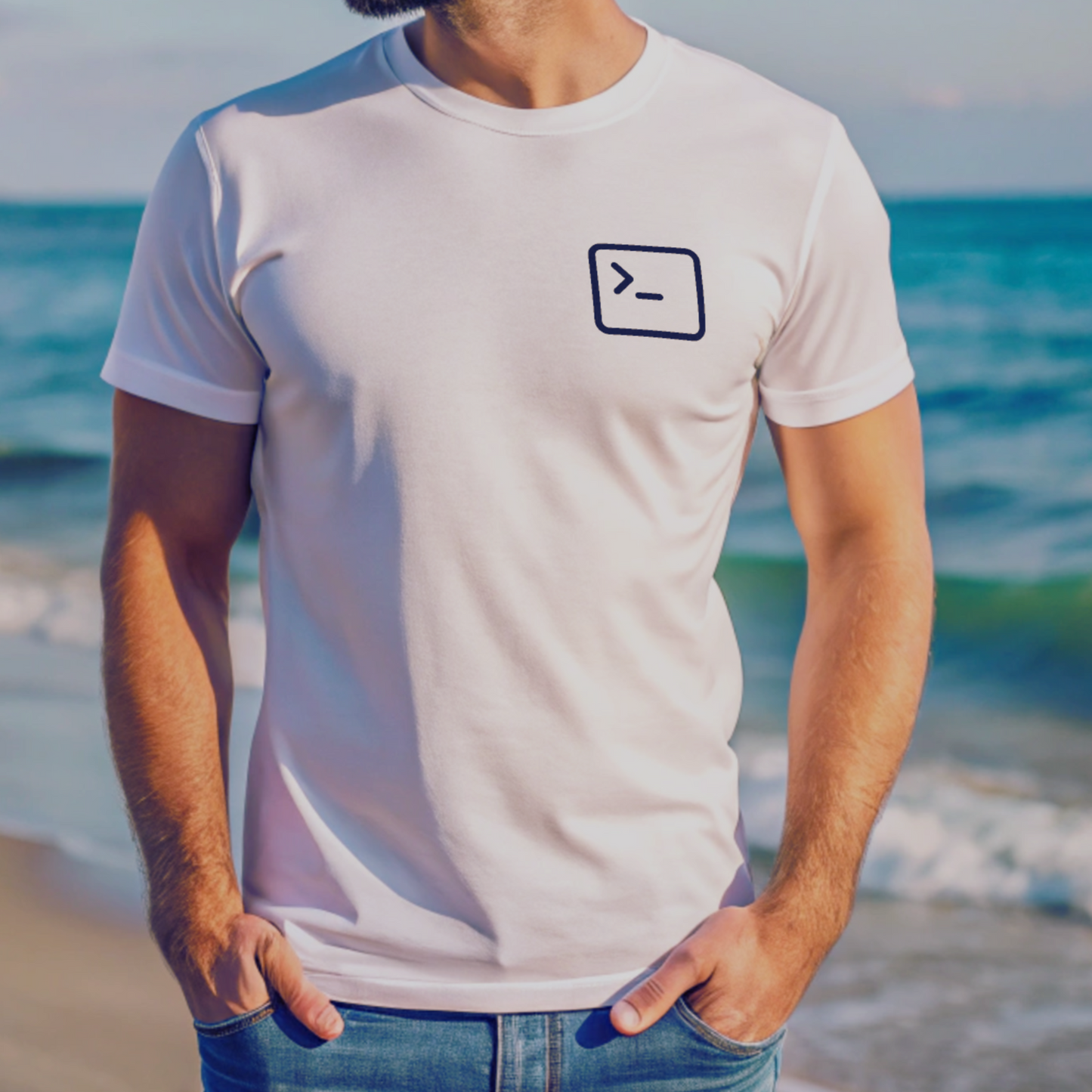 Linux Terminal Icon Tee: Code in Style