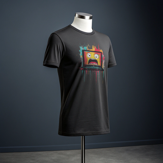 Dev Life Chromatic Laptop Art T-Shirt