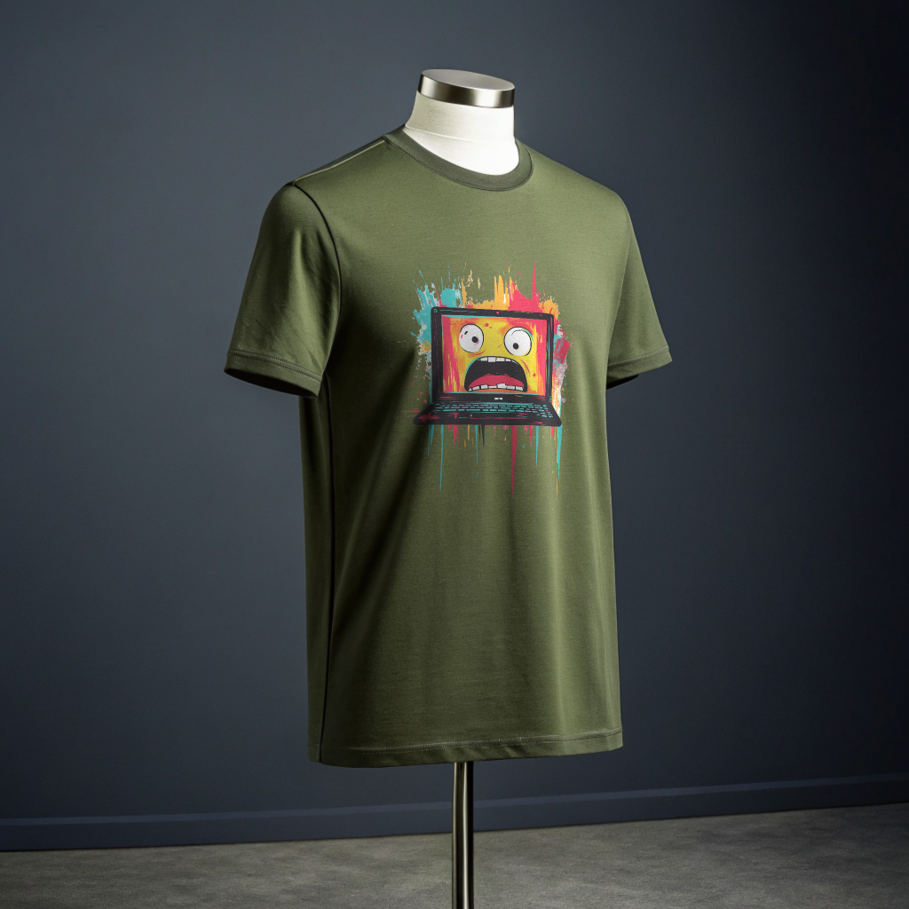 Dev Life Chromatic Laptop Art T-Shirt