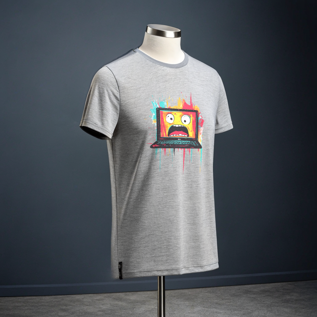 Dev Life Chromatic Laptop Art T-Shirt