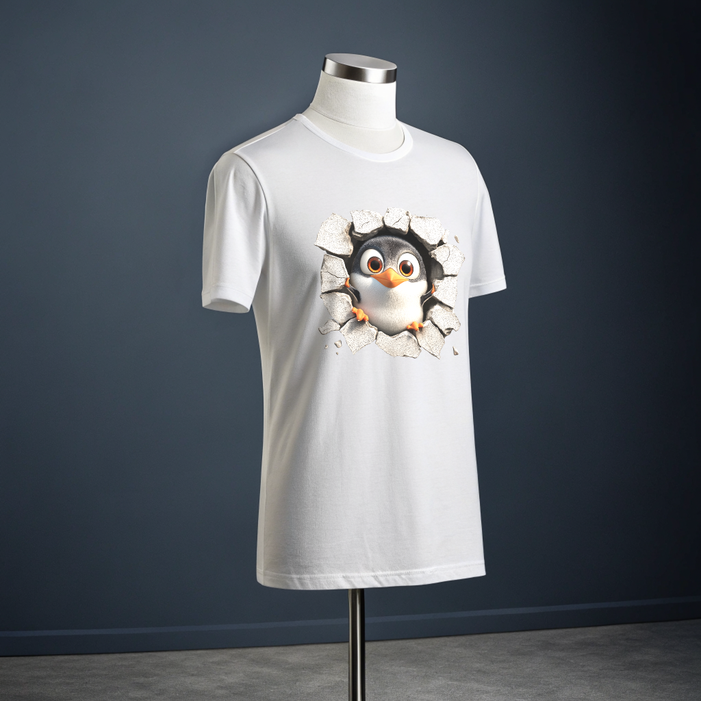 Linux Tux Penguin: Code Warrior's Casual Comfort Tee