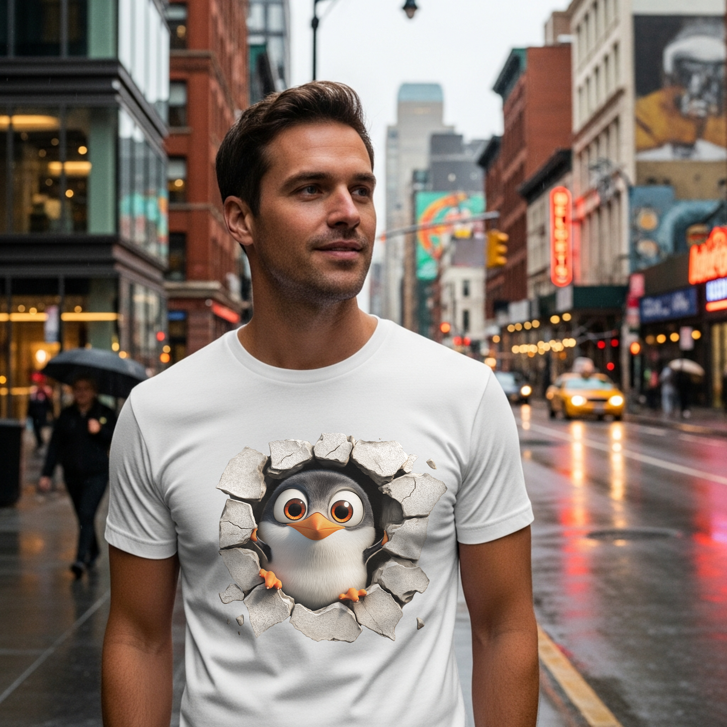 Linux Tux Penguin: Code Warrior's Casual Comfort Tee