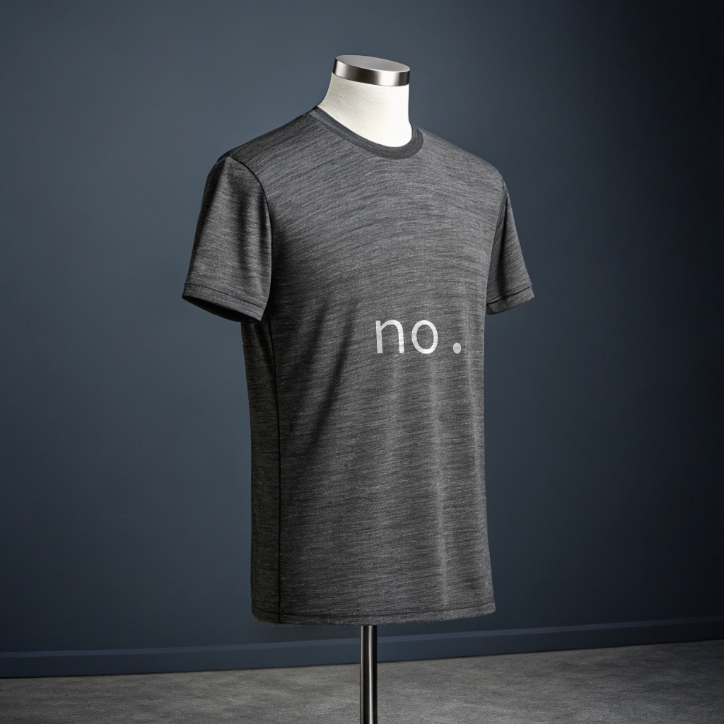 Unisex Tee - 'The Answer is No.' Design
