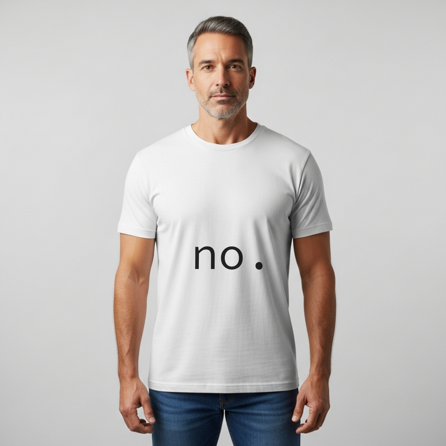 Unisex Tee - 'The Answer is No.' Design