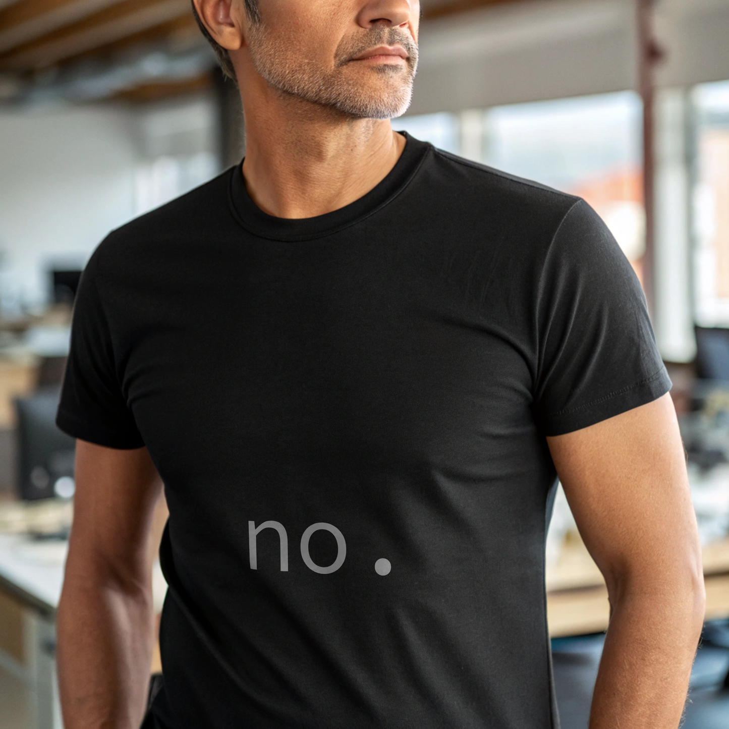 Unisex Tee - 'The Answer is No.' Design