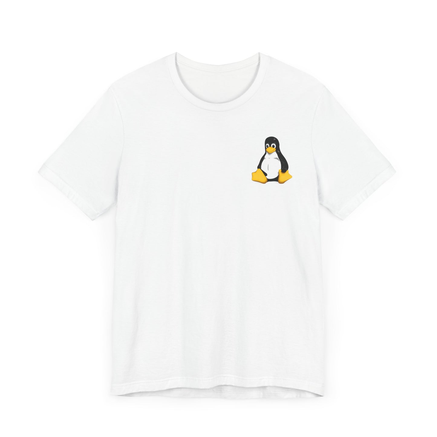 Linux Tux Penguin Tee Shirt, Linux Computer Nerd Gift, Geeky Tech Graphic Tee, Unisex Jersey Short Sleeve Shirt, Programmer Coding Shirt,