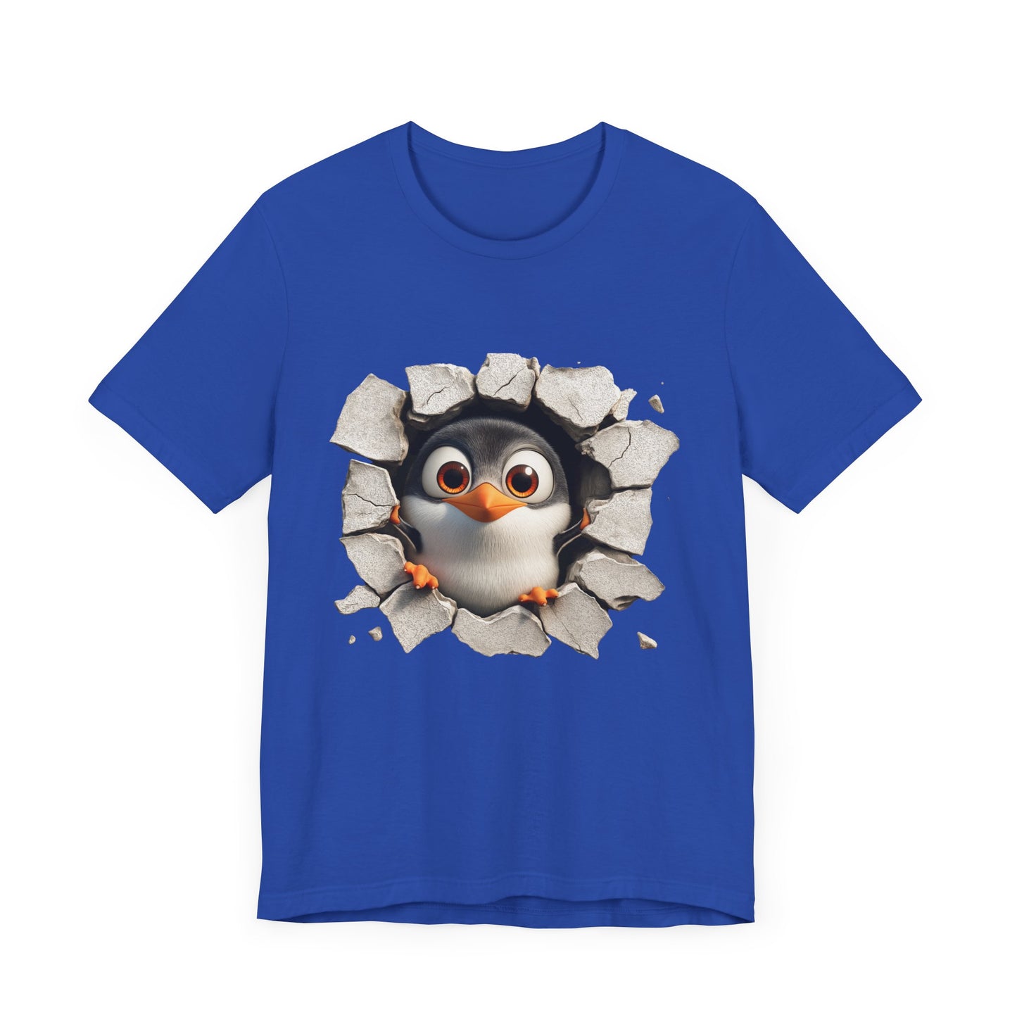 Tux Pinguin T-Shirt, Penguin Lover Gift, Animal Print Apparel, Short Sleeve Tee, Cute Animal Shirt