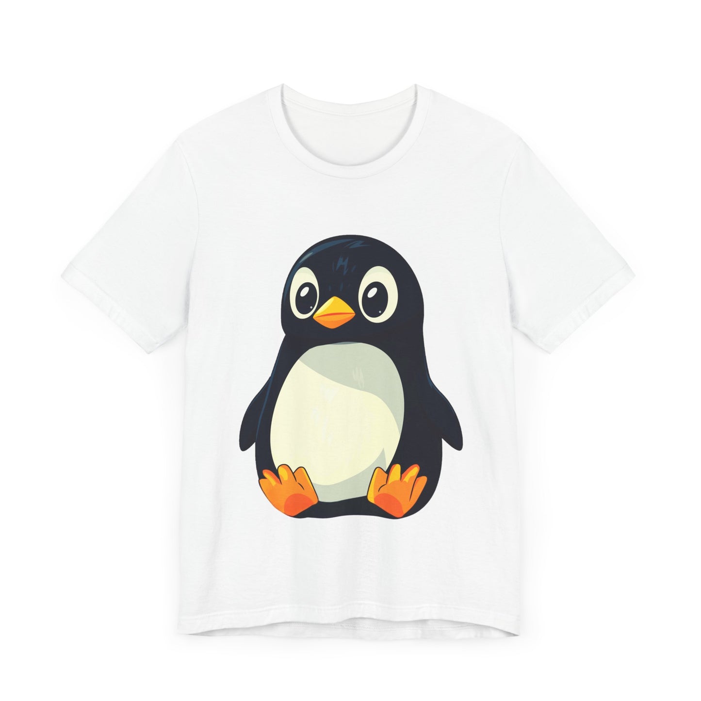 Linux Pinguin Unisex Tee, Computer Geek Gift Shirt, Open Source Penguin Top, Programmer Coding Tshirt, IT Tech Animal Apparel, Unix Penguin