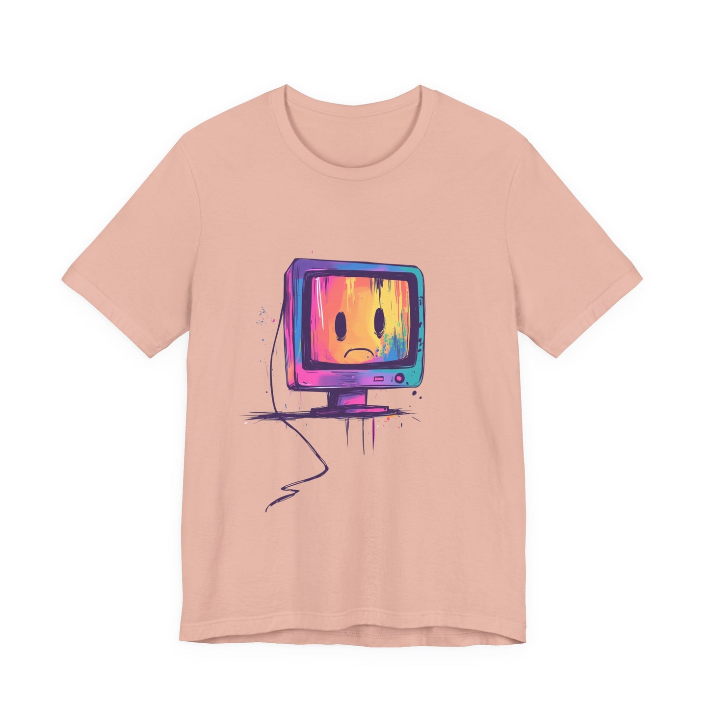 Sad Linux PC T-Shirt – Colorful Geek Apparel