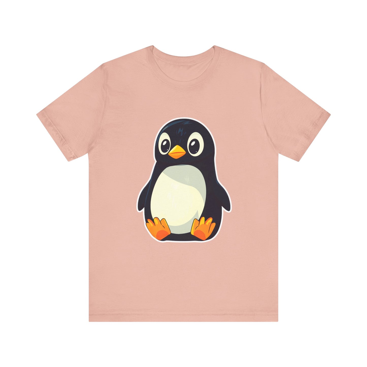 Linux Pinguin Unisex Tee, Computer Geek Gift Shirt, Open Source Penguin Top, Programmer Coding Tshirt, IT Tech Animal Apparel, Unix Penguin