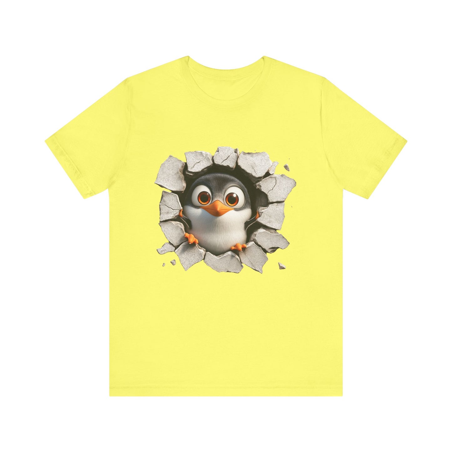 Tux Pinguin T-Shirt, Penguin Lover Gift, Animal Print Apparel, Short Sleeve Tee, Cute Animal Shirt