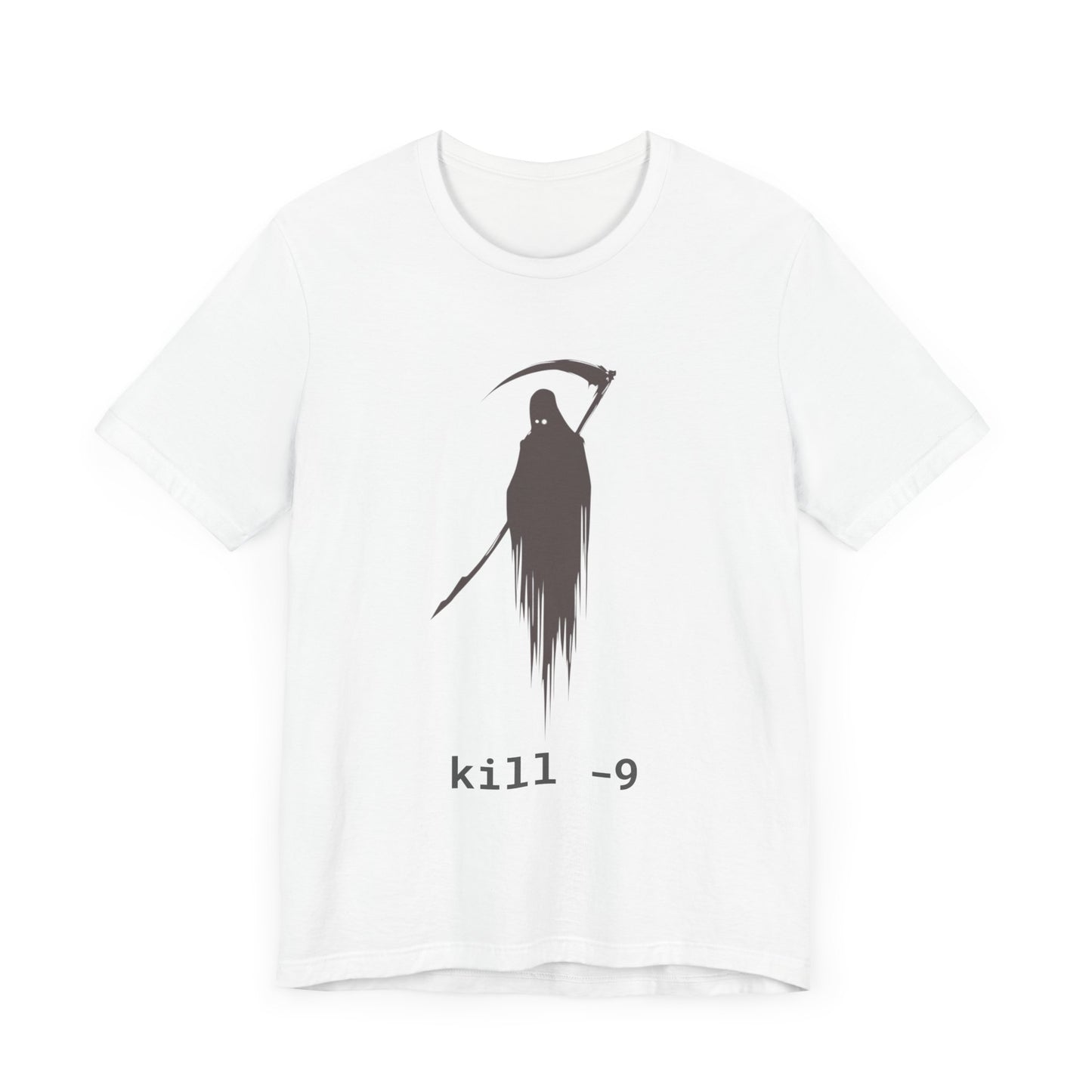 Unisex Tee, Linux Command kill - the Grim Reaper, Computer Programmer Gift, Coding Shirt, Unix System Admin, IT Engineer Tee, Software