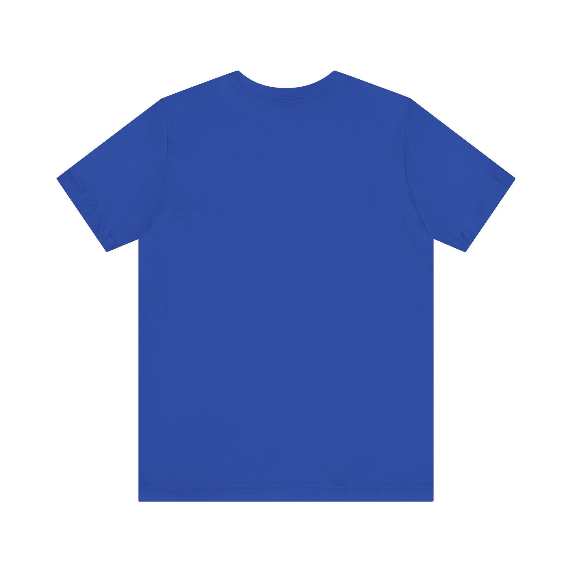 Blue t-shirt on a white background