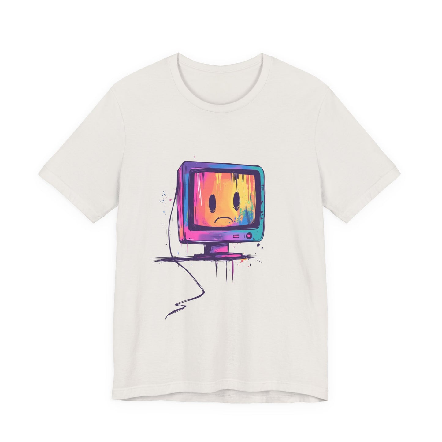Sad Linux PC T-Shirt – Colorful Geek Apparel